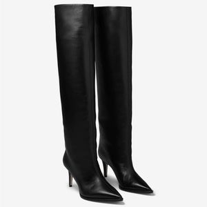 BNIB Tamara Mellon Trinity Knee High 75 leather boots